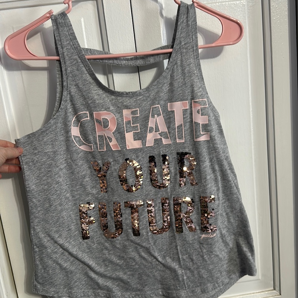 Justice tank top
